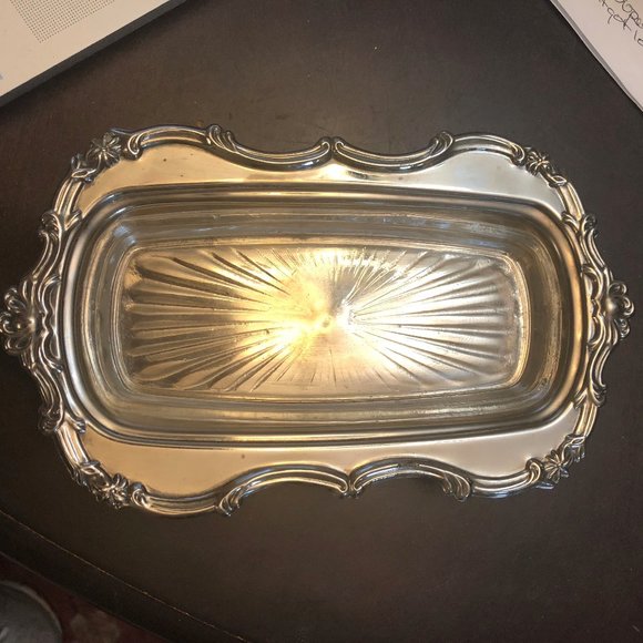 Leonard Other - Vintage Leonard Silver Plated Butter Dish